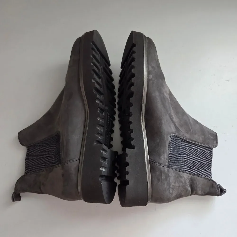 Paul Green Vienna Lugged Sole Nubuck Chelsea Boots  UK4.5 US7
